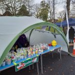 Tombola stall for the Bournville Light Switch on 2022